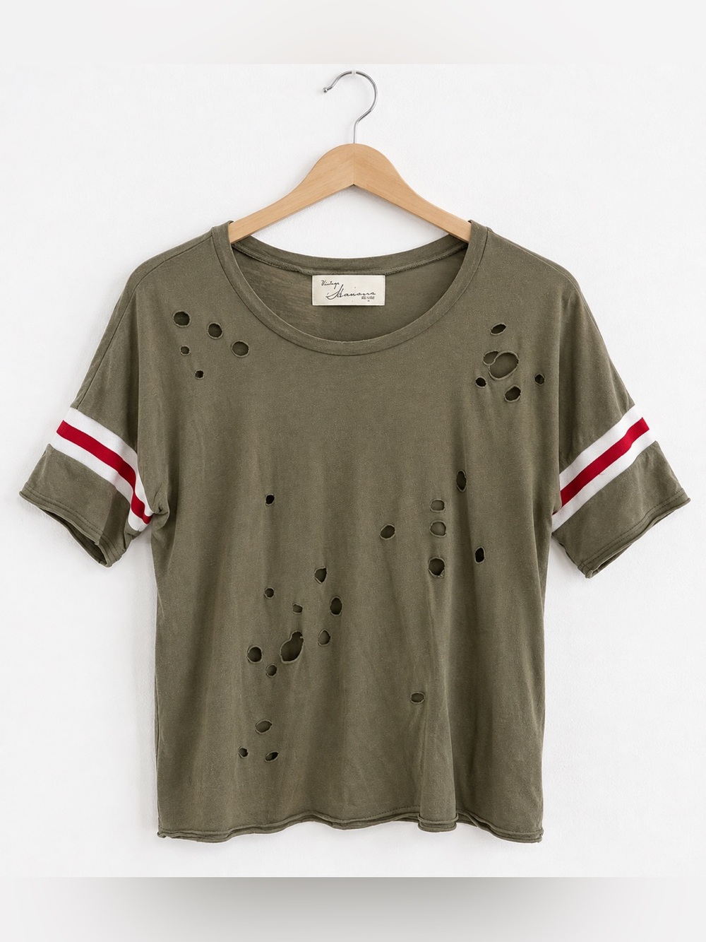 Vintage Havana Olive Green Short Sleeve Tee